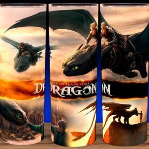 How to Train Your Dragon - Night Fury Movie Cup Mug Tumbler 20oz